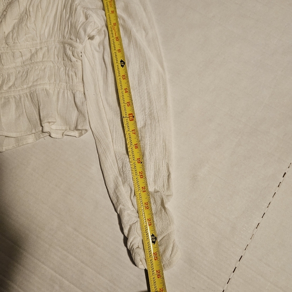 Free People Chloe Puff Smocked Top, M - Picture 13 of 13